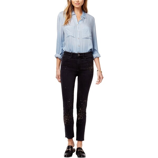 Joe's Womens Charlie Splatter Skinny Fit Jeans. Opens flyout.