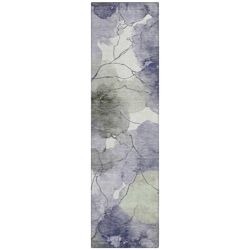 Machine Washable Indoor/ Outdoor Floral Mara Chantille Rug