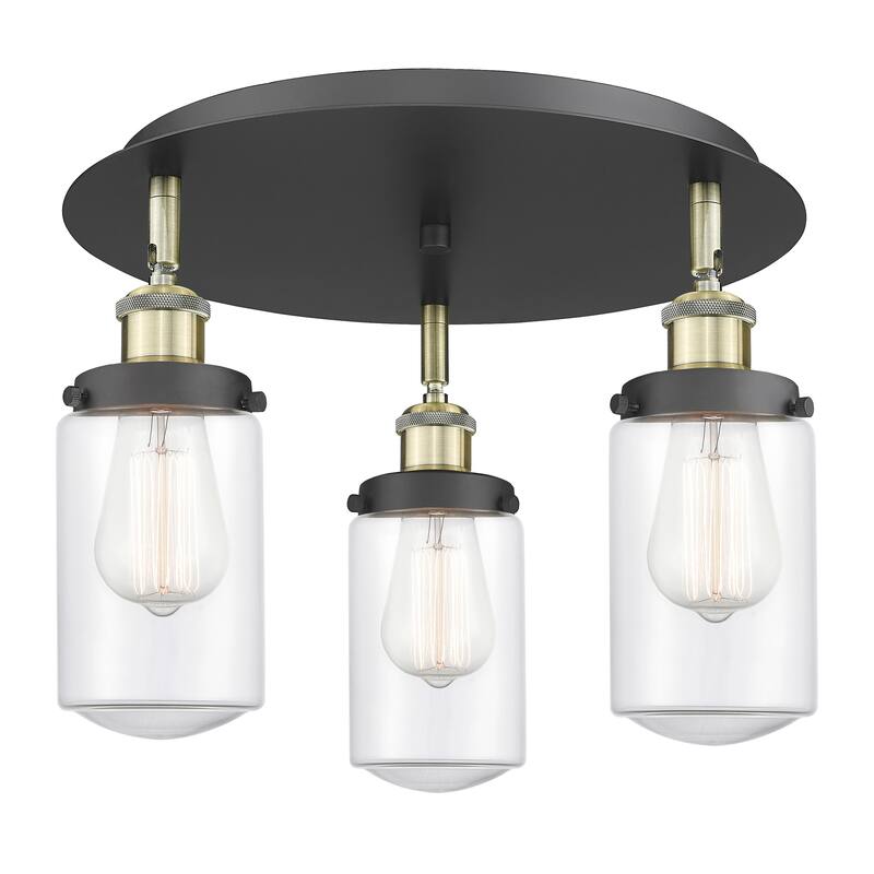 Innovations Lighting Dover - 3 Light 16" Flush Mount