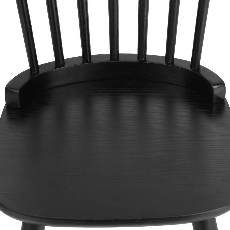 Farmhouse Windsor Dining Chairs with Spindle Back - 33.3"H x 17.4"W x 19.7"D