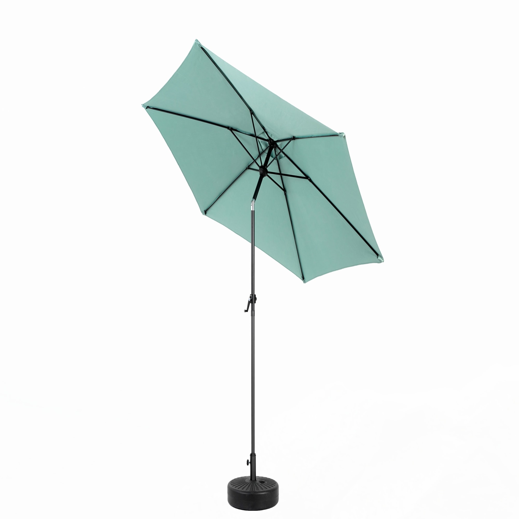 9FT Patio Umbrella with Push Button Tilt and Crank(Base Not Included)