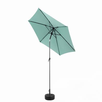 9FT Patio Umbrella with Push Button Tilt and Crank(Base Not Included)