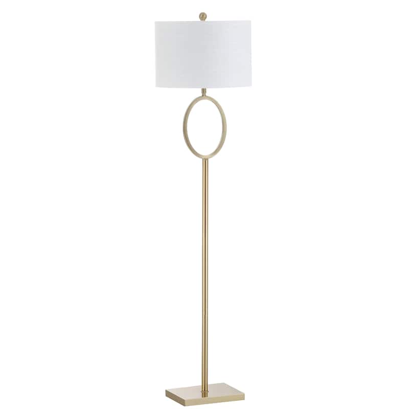Oliver Metal LED Floor Lamp, by JONATHAN Y - 61" H x 15" W x 15" D