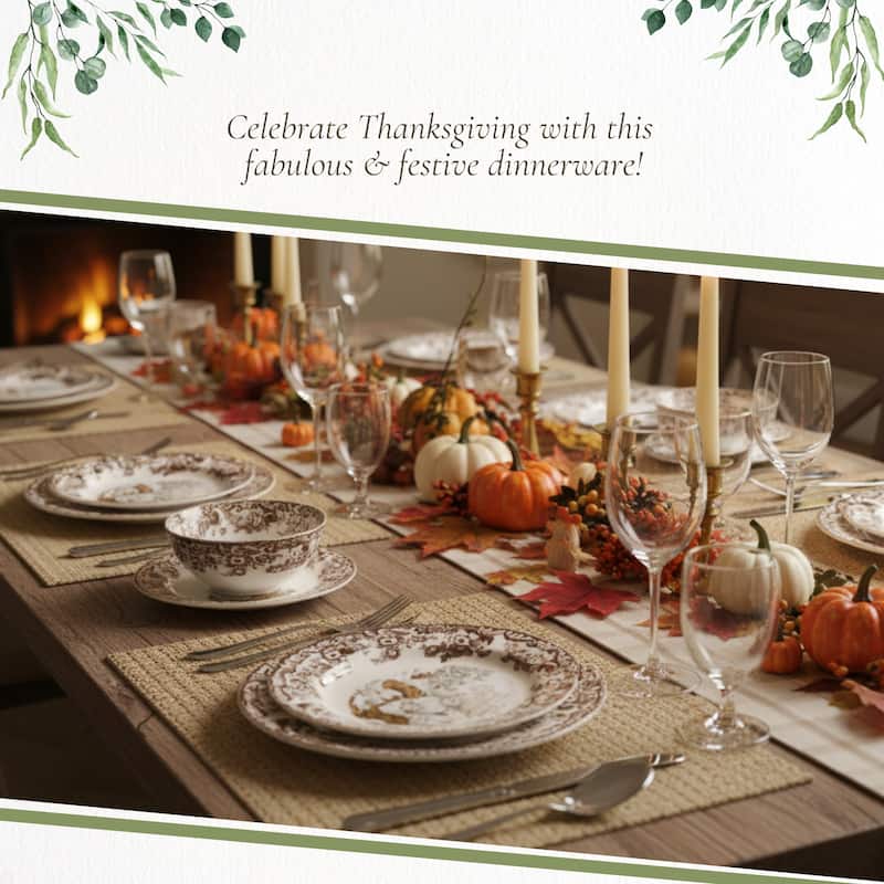 Spode Woodland Dinner Plate Animal Motifs