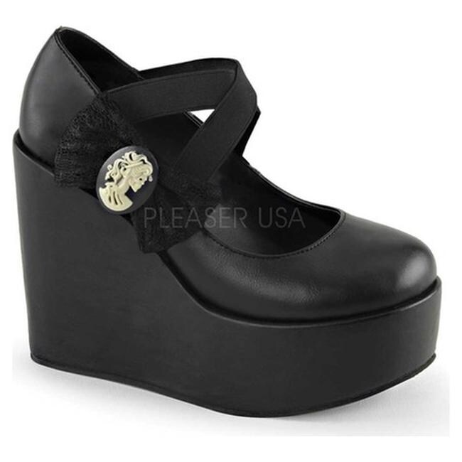 demonia flower child platform mary janes