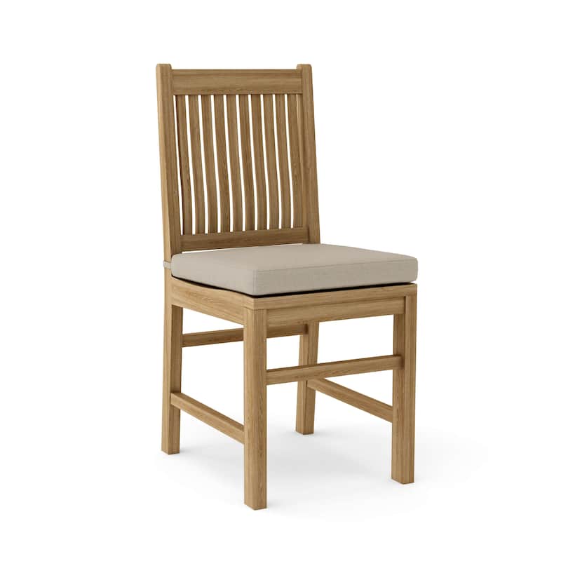 Saratoga Teak Outdoor Dining Chair - N/A