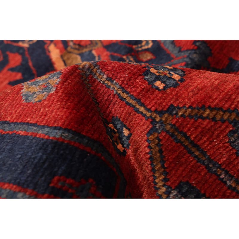 ECARPETGALLERY Hand-knotted Konya Anatolian Red Wool Rug - 4'5 x 8'5