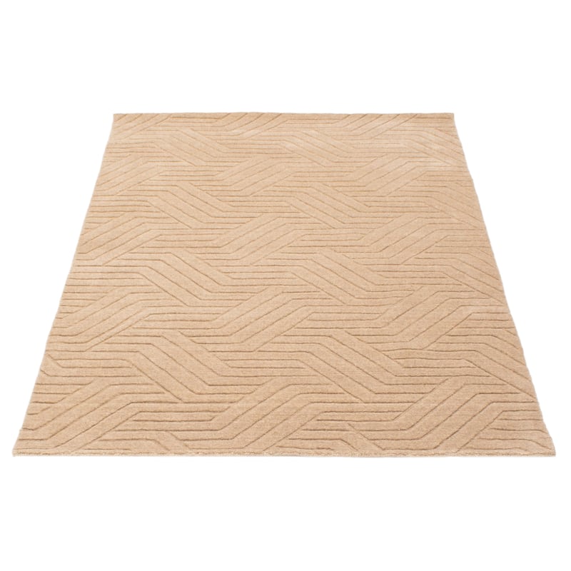 Kashkuli Gabbeh Tan Rug 5'3" x 7'3" - 5'3 x 7'3