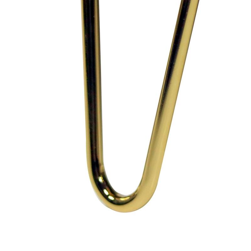 Modern Faux Fur Storage Bench with Gold Legs, Upholstered Ottoman for Living Room and Bedroom