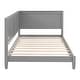 preview thumbnail 3 of 7, Classic Mid-Century Modern Daybed Timeless Elegance Twin Size - White