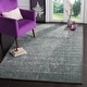 preview thumbnail 2 of 63, SAFAVIEH Handmade Glamour Sherita Modern Viscose Rug 3' x 5' - Blue/Dark Grey - Rectangle