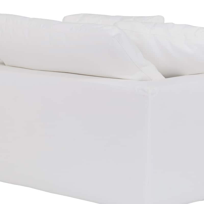 Liberty 96.5" Upholstered Cloud Sofa Couch with Slipcover