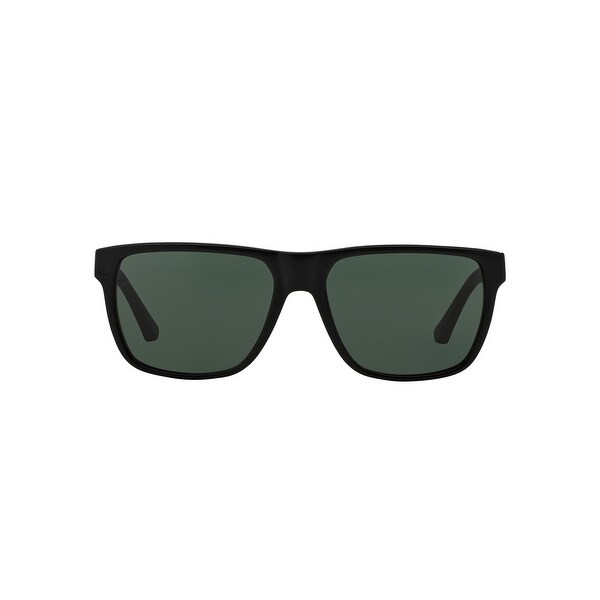 emporio armani men's sunglasses black