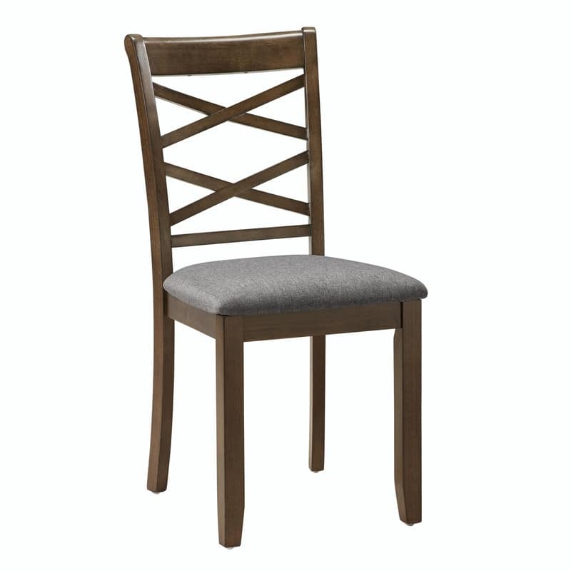 Wooden Dining Chairs Set of 4 with Upholstered Padded Seats, Kitchen & Dining Room Side Chairs for Living Room