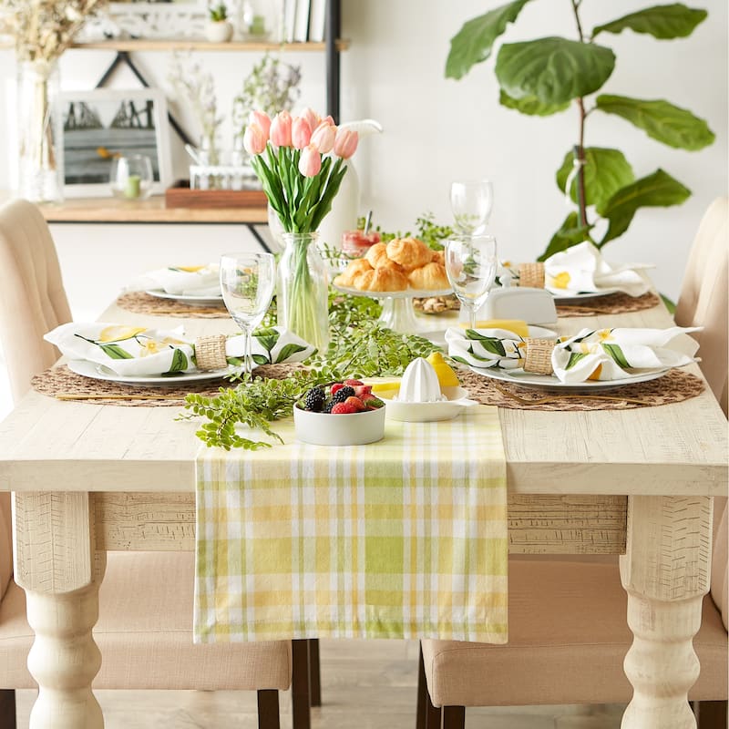 Lemon Bliss Printed Table Runner