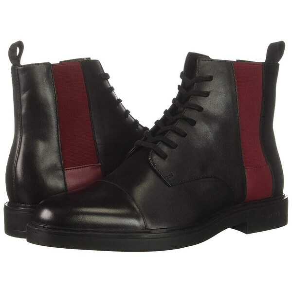 calvin klein combat boots