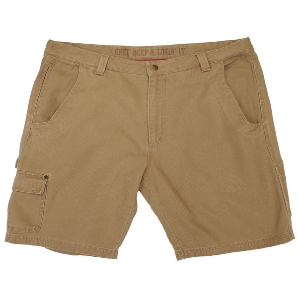 Farm Boy Western Shorts Mens Barn Functional Fun Khaki