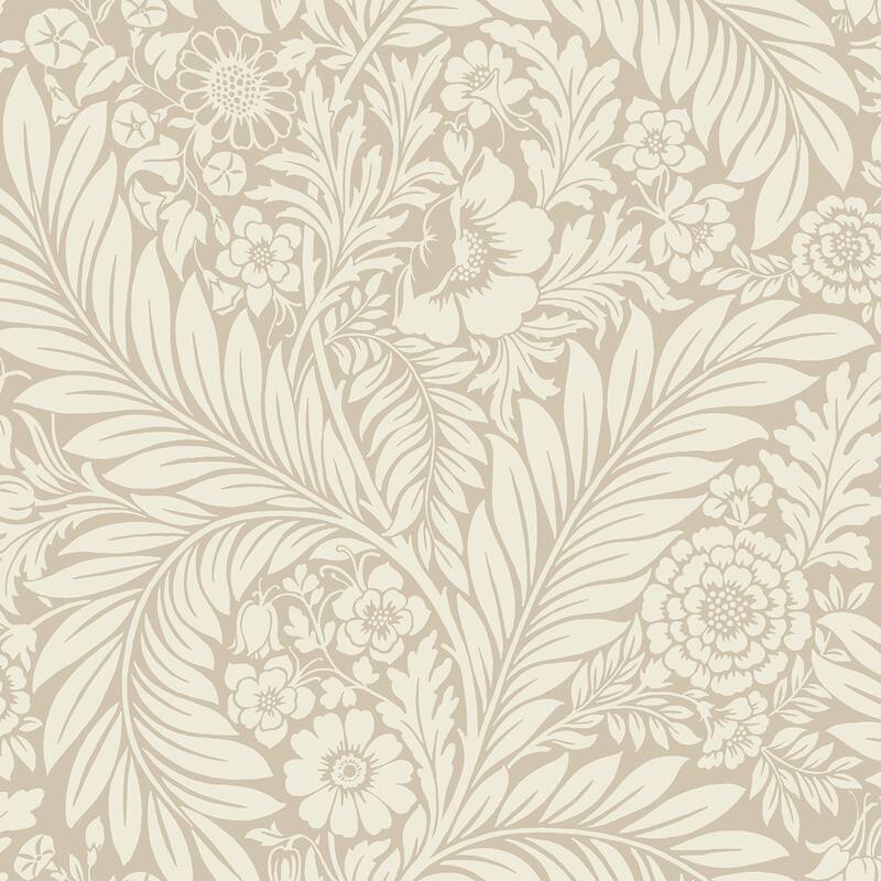 Belgravia Decor Florence Neutral Leaf Wallpaper