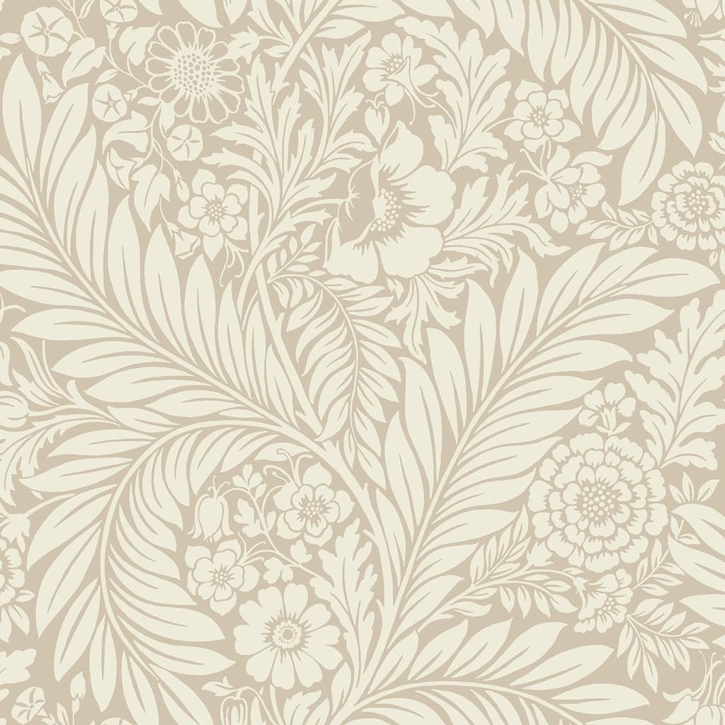 Belgravia Decor Florence Neutral Leaf Wallpaper