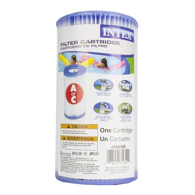 Intex Swimming Pool Easy Set Type A Replacement Filter Pump Cartridge (16 Pack) - 1
