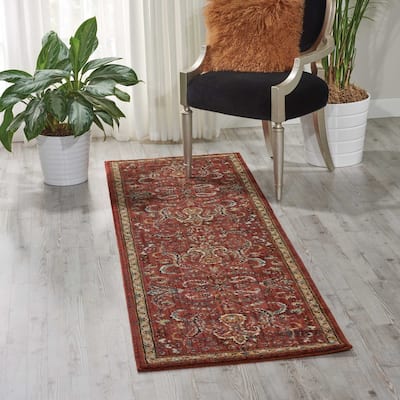 Nourison 2020 Traditional Floral Medallion Persian Pattern Area Rug