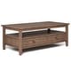 preview thumbnail 17 of 76, WYNDENHALL Norfolk Wood Transitional Coffee Table - 48 Inches wide