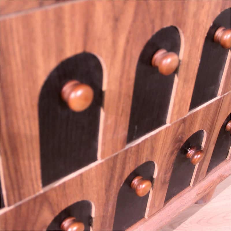 26" Tall Modern Nightstand with Charging Station, 23.75" Wide Wood Bedside Table /2 Storage Drawers