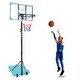 preview thumbnail 22 of 22, Roomfitters Portable Basketball Goal System with Stable Base and Wheels, Adjustable Height 5.6-7ft for Indoor Outdoor