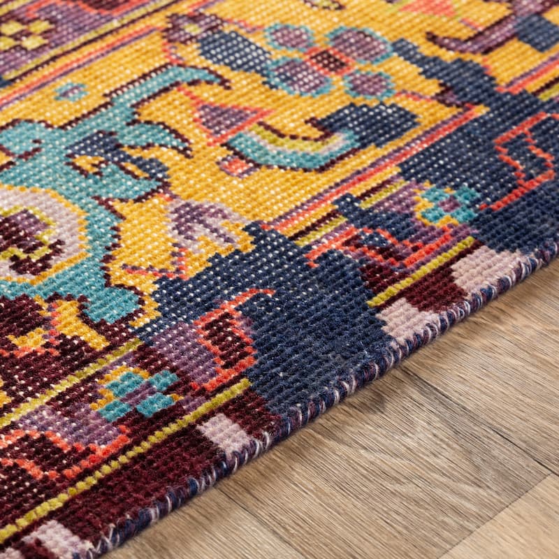Hand-Knotted Ordnance Wool Area Rug - 8' x 11'