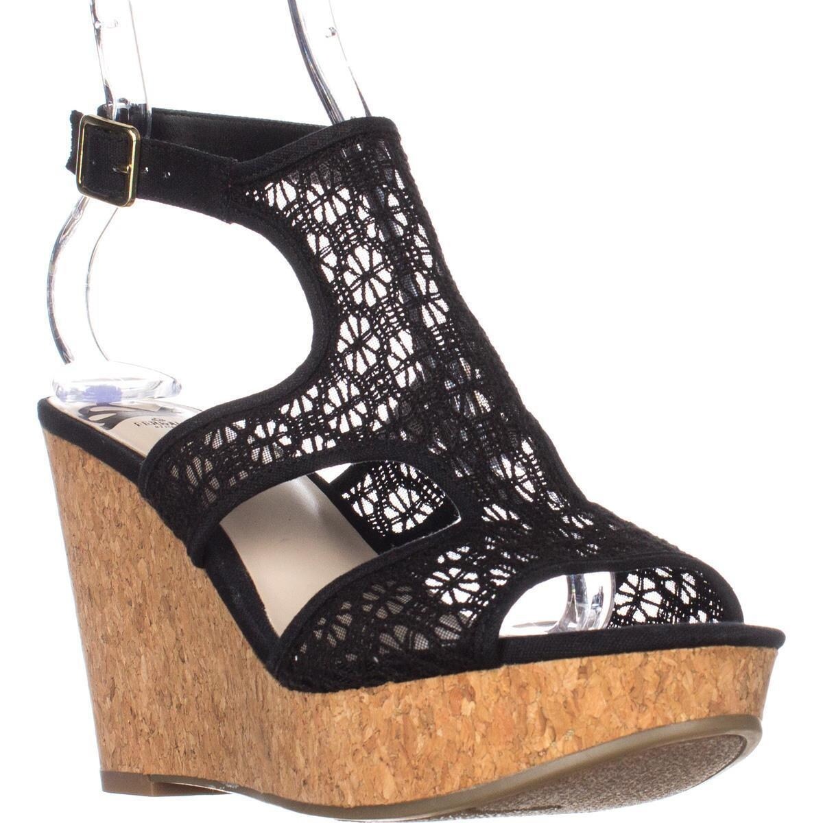 fergalicious black wedges