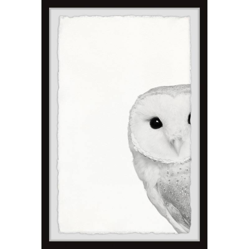'Hidden Owl II' Framed Painting Print