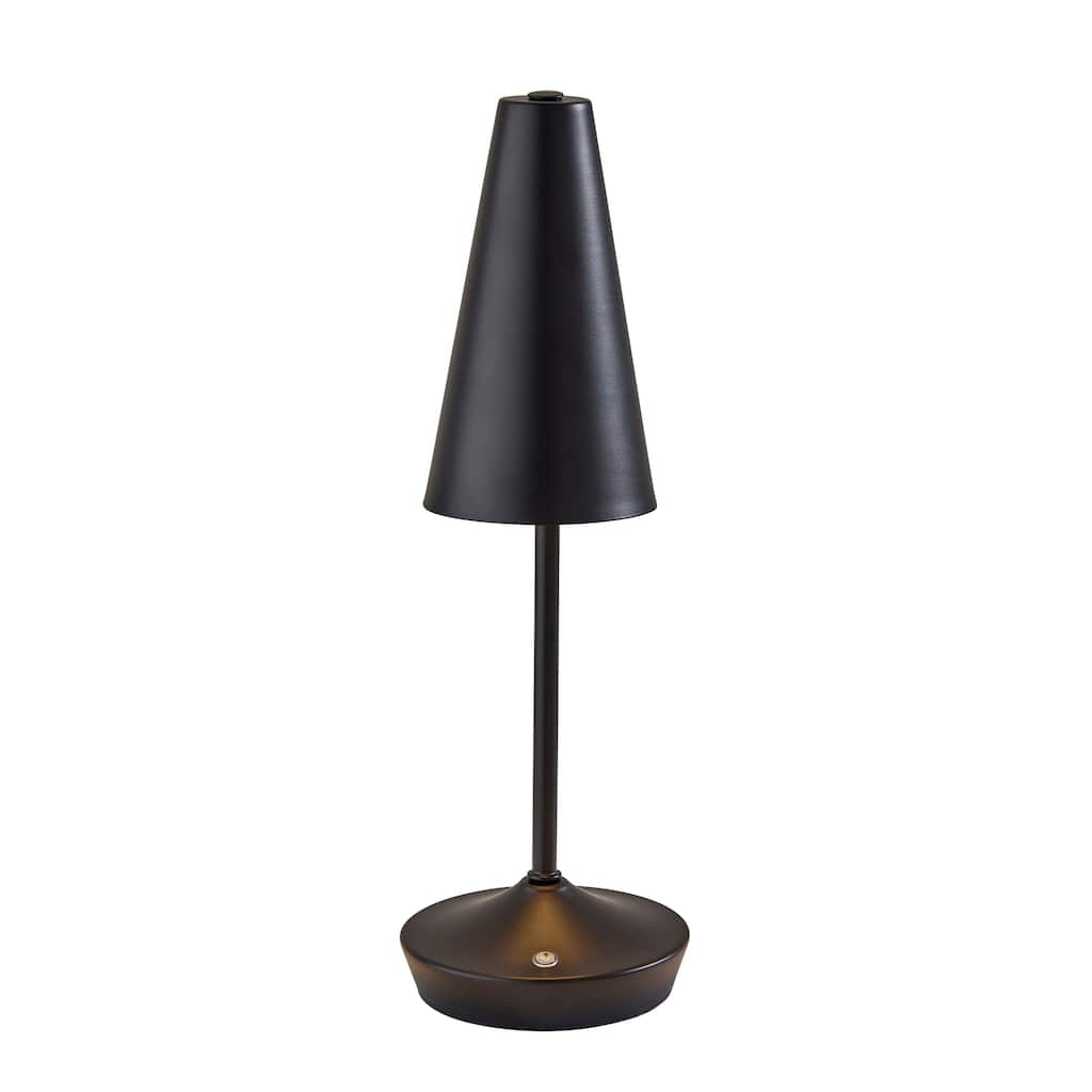 Flynn Cordless LED Table Lamp- Black