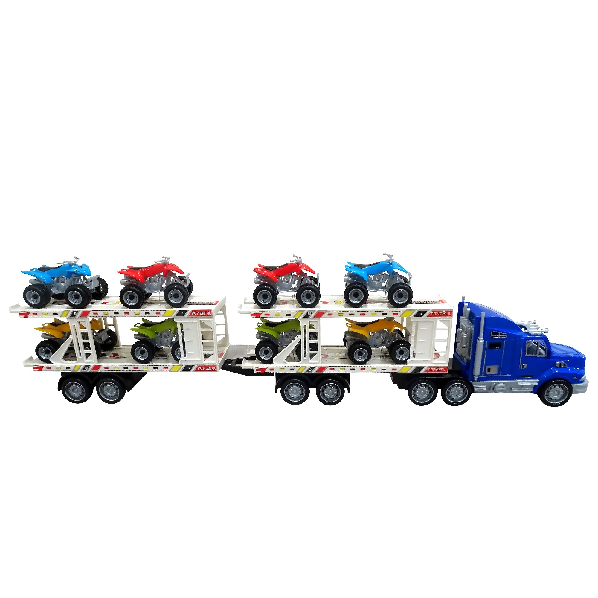 blue toy truck