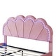preview thumbnail 66 of 68, Metal House Bed Frame with Trundle Bed & 3 Shelves for Kids Gilrs Boys, No Box Spring Needed