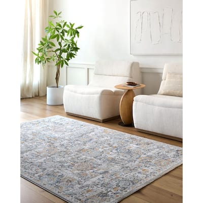 Livabliss Hassler Transitional Floral Area Rug
