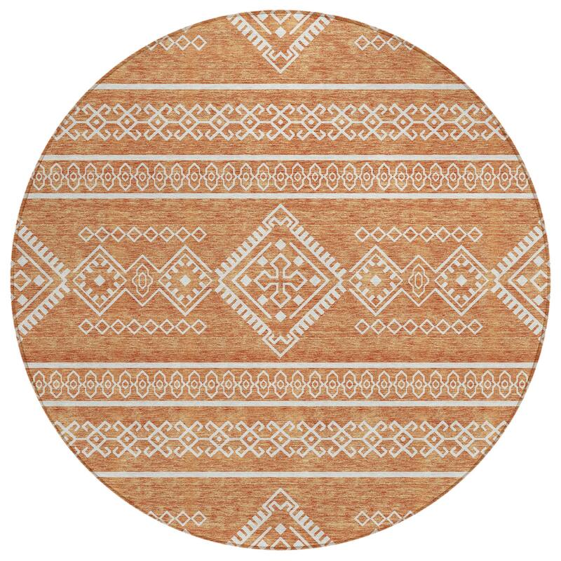 HomeRoots Southwestern Transitional Rectangle Outdoor Rug