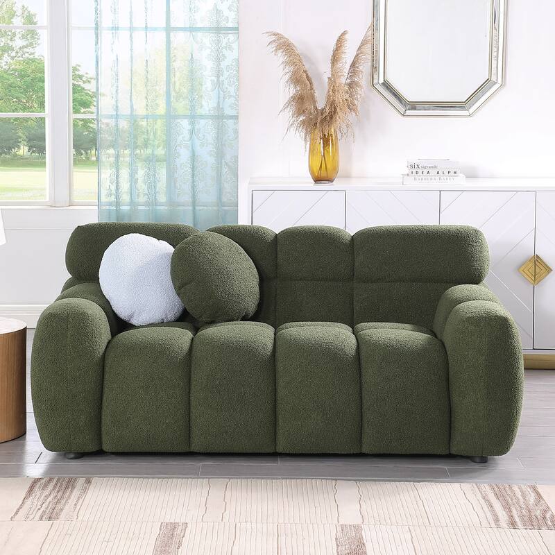 Modern ergonomic marshmallow sofa for living room
