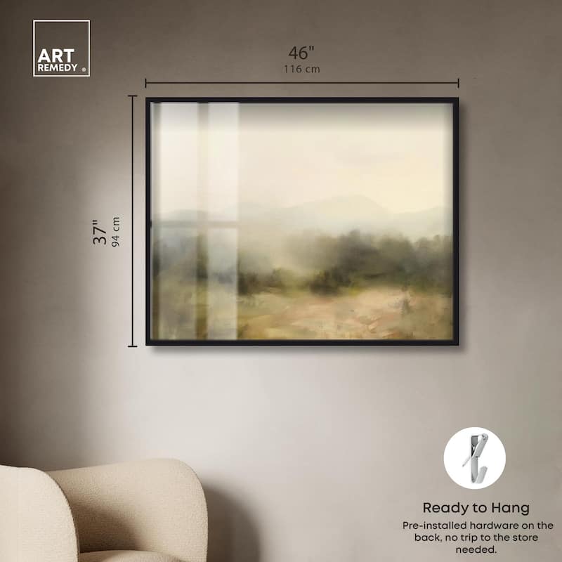 Haze Horizon Shadowbox by Art Remedy