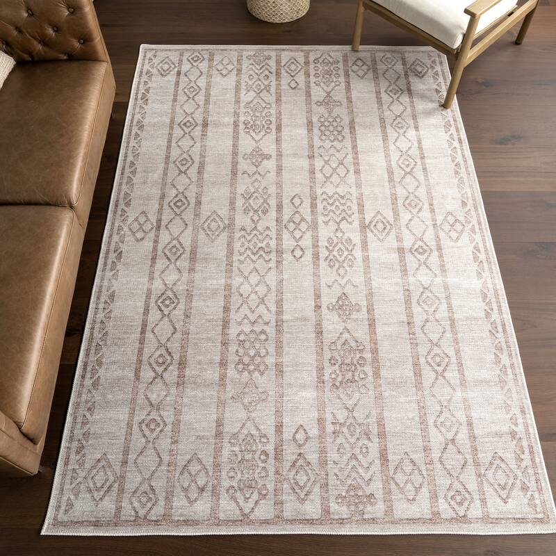 Nuloom Green Haven Collection Recycled Cotton Machine Washable Area Rug