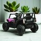 preview thumbnail 41 of 43, 12V Ride On UTV for Kids with Remote Control, Music, LED Lights, 3-Point Seat Belt, Electric Car Toy for Toddlers 3-6