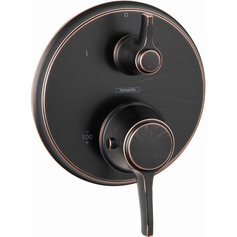 Hansgrohe C Thermostatic Valve Trim with Integrated Volume Control
