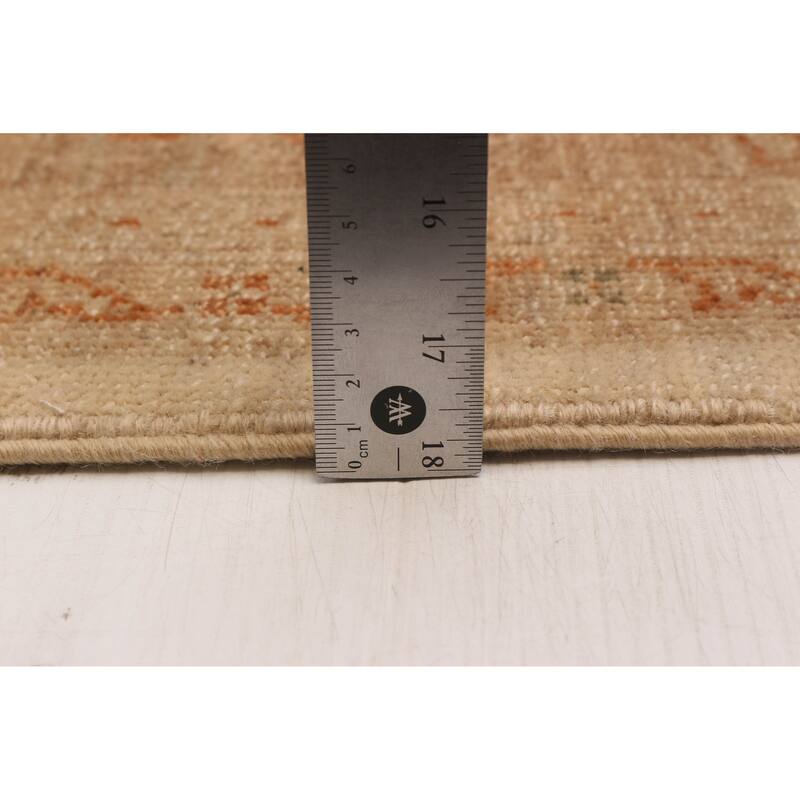 ECARPETGALLERY Hand-knotted Chobi Finest Ivory Wool Rug - 6'5 x 9'10