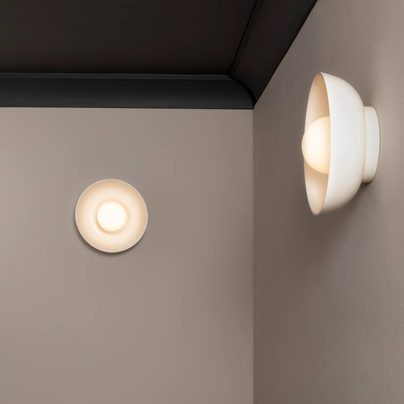 Justice Design Group Ceramic Coupe Wall Sconce