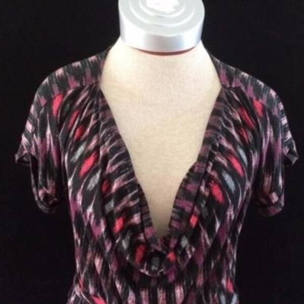 Shop Ann Taylor Loft Dress Womens Size S Small Purple Geometric