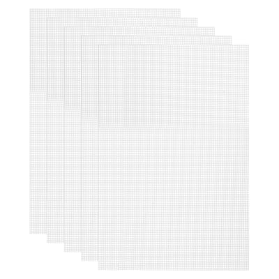 5 Pcs 15.7 x 23.6" Silicone Dehydrator Sheets Fruit Dryer Mesh Mat, White