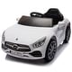 preview thumbnail 61 of 78, Kids 12V Mercedes-Benz CLS 350 Ride-On Car with Volume Control, LED Lights, and Personalization Stickers White