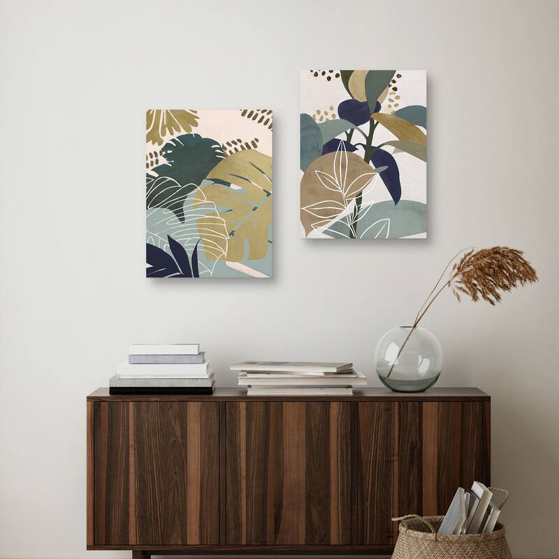 Island Dreams I, Island Dreams II by Studio Arts Canvas Art Prints