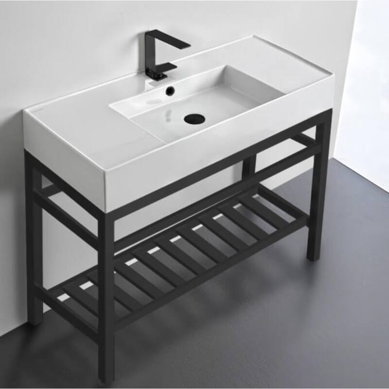 Nameeks Scarabeo 5124-CON2-Three Hole Teorema 2 40" Rectangular