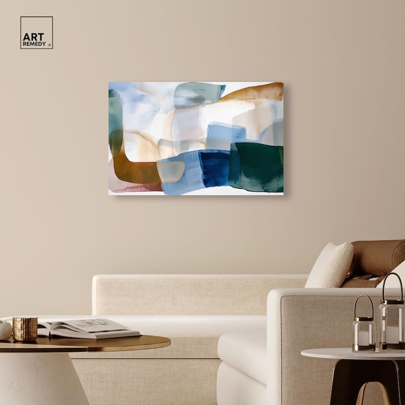 Contoured Calm I Canvas by Art Remedy, Gallery Wrapped