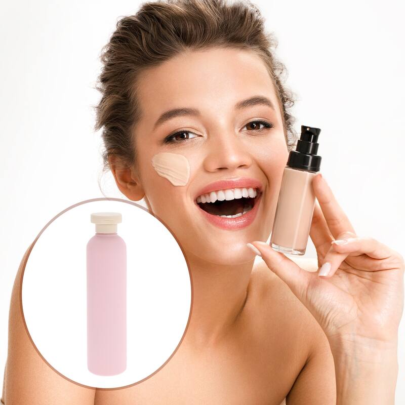 Flip Cap Soap Dispenser for Bathroom 1 Pc - Pink - 8.79oz